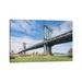 East Urban Home Brooklyn Bridge At Brooklyn Bridge Park, New York City, Usa Canvas | 8 H x 12 W x 0.75 D in | Wayfair