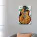 East Urban Home Gary Moore's Electric Guitar by Pop Cult Posters - Wrapped Canvas Graphic Art Print Canvas in Green/Orange/White | 1.5 D in | Wayfair