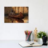 East Urban Home Autumn Light by Joe Velazquez - Wrapped Canvas Painting Canvas in Green | 8 H x 12 W x 0.75 D in | Wayfair