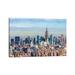 East Urban Home Aerial View Of Midtown Manhattan w/ Empire State Building, New York City, Usa Canvas | 8 H x 12 W x 0.75 D in | Wayfair