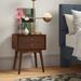 Mercury Row® Olivet 1 - Drawer Nightstand Wood in Brown | 24 H x 18 W x 15 D in | Wayfair 1511E2EEEAC940B5BD4B5802873B8C78