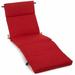 Three Posts™ Indoor/Outdoor Seat/Back Cushion Polyester in Red | 3 H x 24 W in | Wayfair THPS4477 39560471