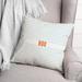 The Holiday Aisle® Silsby Boo Ghosts Square Pillow Cover & Insert Polyester/Polyfill blend in Orange | 16 H x 16 W x 1.5 D in | Wayfair