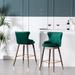 Willa Arlo™ Interiors Renn Counter & Bar Stool Wood/Upholstered in Green | 40.2 H x 19.7 W x 20.5 D in | Wayfair 338E0F9D6D9943B189F3102FAB62EDFE