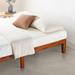 Red Barrel Studio® Harlow Solid Wood Platform Bed Metal in Brown/Green, Size 12.0 H x 79.5 W x 79.5 D in | Wayfair DC08C7C6857D465EA7716B3DCB57A0B4
