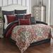 Alcott Hill® Somerton Comforter Set Microfiber in Gray/Red | King Comforter + 9 Additional Pieces | Wayfair 76770FD37B944FB5B66D78D23DBB52BE