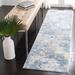 Blue 26 x 0.43 in Indoor Area Rug - Highland Dunes Grafton Abstract Gray Area Rug | 26 W x 0.43 D in | Wayfair 676F52BB62F544BCBCEF96655CB5A64C