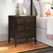 Andover Mills™ Rushville Wood Nightstand Wood in Brown | 23 H x 18.5 W x 15 D in | Wayfair 253783D42033456ABE509268BA05A794