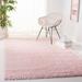 Pink 96 x 1.96 in Area Rug - Ebern Designs Isidore Shag Area Rug Polyester | 96 W x 1.96 D in | Wayfair D0DCB18C72174F5DA810B885DE7B146E