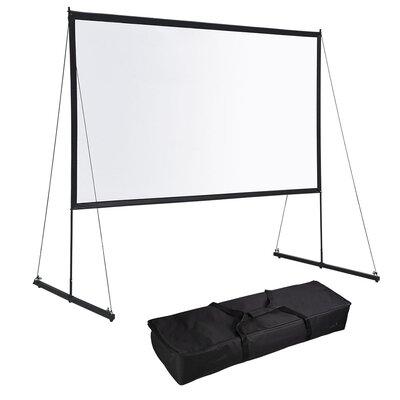 Yescom 63.1875" x 109.0625" Portable Folding Frame Projector Screen, Crystal in White | 94.4375 H x 109 W in | Wayfair 16PJS045-120-06