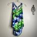 Nike Swim | Nike Racerback Multi-Colored One Piece | Color: Blue/Green | Size: 14