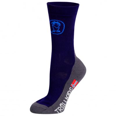 Trollkids - Kids Trekking Mid Cut Socks II - Wandersocken 35-38 | EU 35-38 blau Image