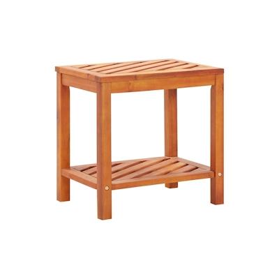 vidaXL Beistelltisch Akazienholz Massiv 45 x 33 x 45 cm