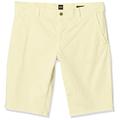 BOSS Men's Schino-Slim Shorts, Yellow (Light/Pastel Yellow 744), W32 (Size: 32)