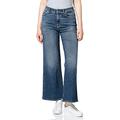 7 For All Mankind Women's Lotta Cropped Flared Jeans, Blue (Mid Blue Lg), W31/L34 (Size: 31/34)