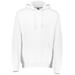 Russell Athletic 695HBM Dri-Power Hooded Sweatshirt in White size XL | Cotton Polyester