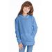 Hanes P473 Youth EcoSmart Pullover Hooded Sweatshirt in Carolina Blue size XS | Cotton Polyester P470