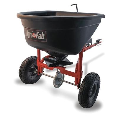 AGRI-FAB 45-0527 110 lbs Cap Broadcast Tow Behind Spreader For Fertilizer, 10