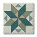 Counterart Absorbent Stone Coasters - Spinning Pinwheel - Set of 4 - 4x4x1.464
