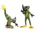 Q-Max 2-Piece Frog Couple Snorkeling 6"H Statue Funny Animal Decoration Figurine Set