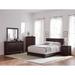 Warwick Brown and Dark Cocoa 5-piece Upholstered Bedroom Set