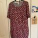 Lularoe Dresses | Lularoe Julia Bodycon Dress | Color: Gray/Pink | Size: 3x