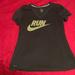 Nike Tops | Nike Dri Fit Women’s Tee | Color: Gray/Green | Size: M