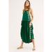 Free People Dresses | Free People Green Embroidered Dress S | Color: Green | Size: S