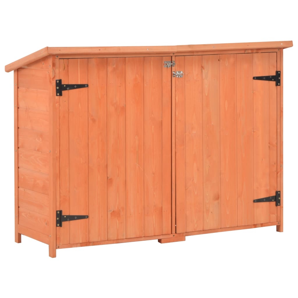 vidaXL Garten-Geräteschuppen 120x50x91 cm Holz Image