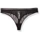 Aubade Women's Jardin Ephemere Tanga Thong Panties, Black, Medium