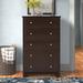 Winston Porter Taquanna Transitional 5- Drawer Chest Wood in Brown | 48.75 H x 31.13 W x 19.38 D in | Wayfair 037809F1D875462AA1522326B0EF1469