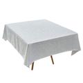 House of Hampton® Cecere Jacquard Tablecloth Polyester in White | 70 D in | Wayfair 7DCB7EC9E92847549F5880B98922521F