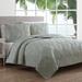 Bay Isle Home™ Aydin Quilt Set Microfiber in Green | Twin Quilt + 1 Sham | Wayfair CJ-1048-T-MG