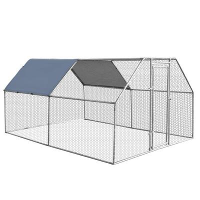 Costway 9.5 x 12.5 Feet Large Walk In Chicken Coop Run House