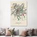 East Urban Home Mexico City Map by Ayse Deniz Akerman - Wrapped Canvas Gallery-Wrapped Canvas Giclée Canvas, Wood | 12 H x 8 W x 0.75 D in | Wayfair