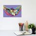 East Urban Home Couple Hammock in Purple by P.D. Moreno - Wrapped Canvas Painting Canvas | 8 H x 12 W x 0.75 D in | Wayfair