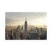 East Urban Home Empire State Building At Sunset, Midtown Manhattan, New York City - Wrapped Canvas Print Canvas | 12" H x 18" W x 1.5" D | Wayfair