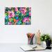 East Urban Home Floral Fun I by Joy Ting - Wrapped Canvas Painting Canvas | 8 H x 12 W x 0.75 D in | Wayfair 8561C52D384546B0A9E34AAE811FE2AC