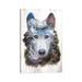 East Urban Home Surreal Wolf by Barrett Biggers - Wrapped Canvas Graphic Art Canvas in Green | 26 H x 18 W x 1.5 D in | Wayfair