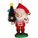 4" Red and White Christian Ulbricht Santa Ornament Decoration