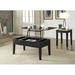 Red Barrel Studio® Lift Top 4 Legs Coffee Table w/ Storage Wood/Faux Marble in Gray/Black | 22 W x 40 D in | Wayfair