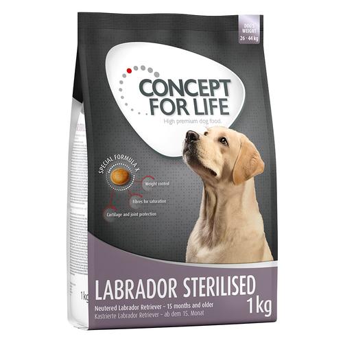 1kg Labrador Sterilised Concept for Life Hundefutter trocken