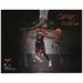 Coby White Chicago Bulls Autographed 11" x 14" Spotlight vs. Portland Trail Blazers Photograph