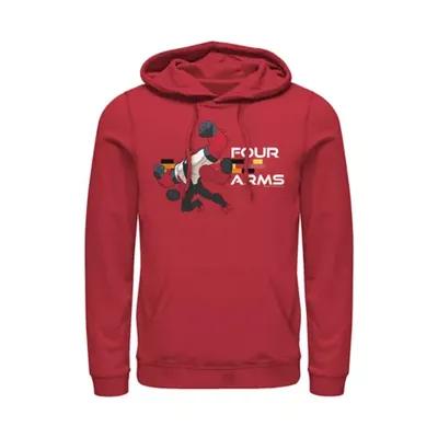 Cartoon Network Red Ben 10 Four Arms Graphic Hoodie