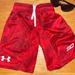 Under Armour Bottoms | Boys Under Armour Athletic Shorts | Color: Red | Size: Xsb