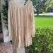 Free People Dresses | Free People Lace Dress-Large | Color: Cream | Size: L