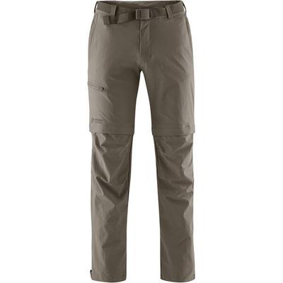 MAIER SPORTS Herren Hose Zip Off Tajo, Größe 50 in Braun