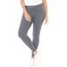 Plus Size Women's Knit Legging by Catherines in Heather Grey (Size 3X)