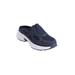 Extra Wide Width Women's CV Sport Claude Slip On Sneaker by Comfortview in Navy (Size 12 WW)