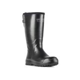 Dryshod Mudslinger Hi Gusset Premium Rubber Farm Boot - Men's Black/Grey 10 MDG-MH-BK-010